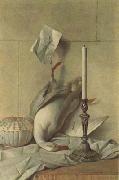 Jean Baptiste Oudry Still Life with White Duck (mk08) France oil painting artist